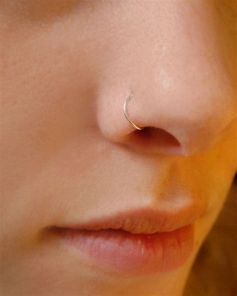 small stud nose rings|simple small nose ring.